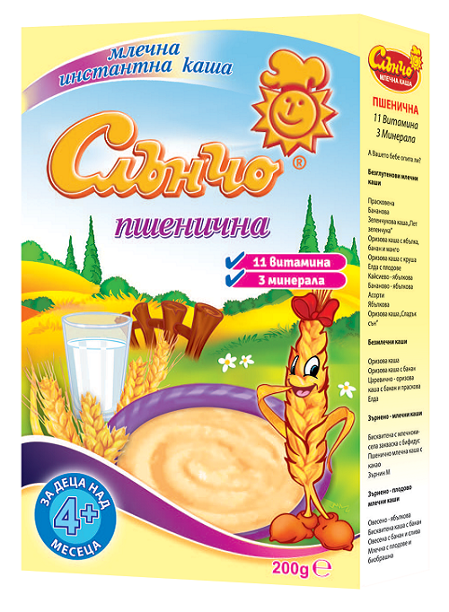 СЛЪНЧО КАША ПШЕН.МЛЕЧНА