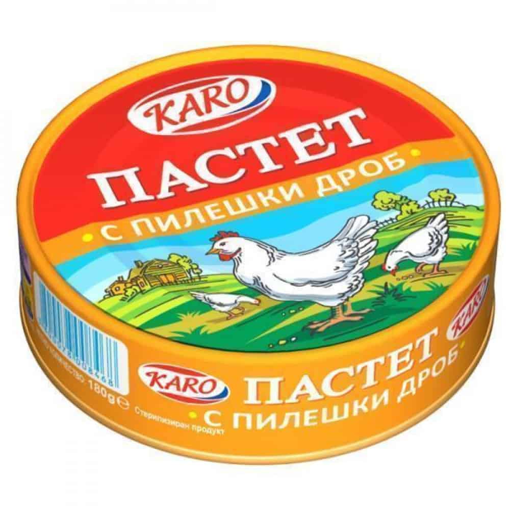 КАРО ПАСТЕТ ПИЛЕШКИ 180