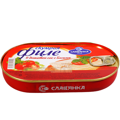 СЛАВЯНКА СКУМРИЯ ФИЛЕ БОСИЛ.СОС170