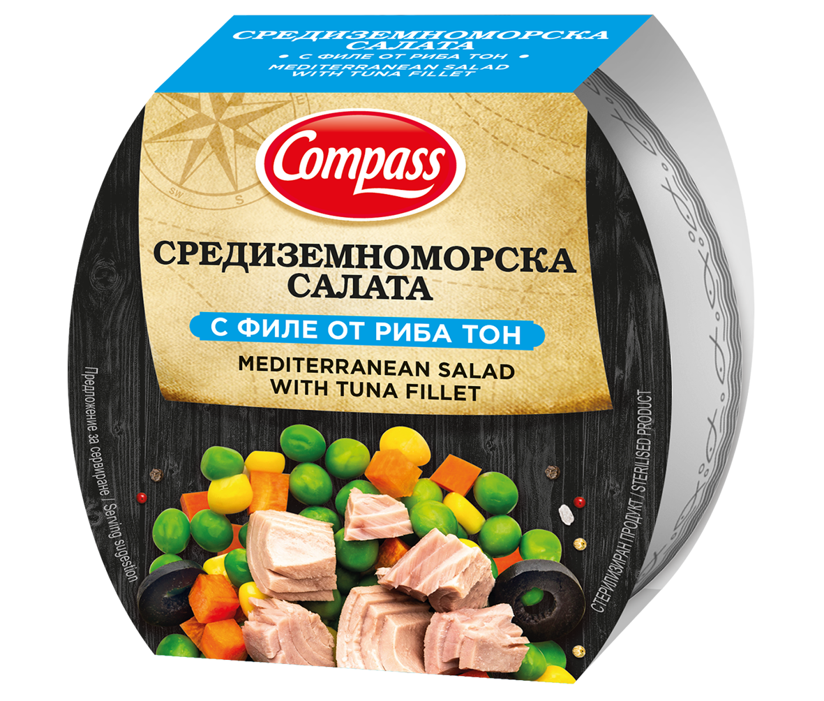 КОМПАС СРЕДИЗ.САЛАТА С ФИЛЕ ТОН 160