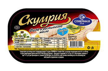 СЛАВЯНКА СКУМРИЯ ФИЛЕ В ОЛИО 170