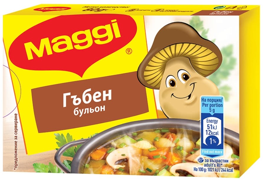 БУЛЬОН МАГИ ГЪБИ 80ГР