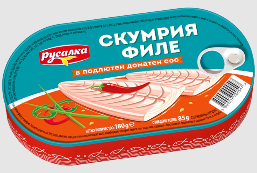 РУСАЛКА СКУМРИЯ ФИЛЕ В ПОДЛ.СОС 180