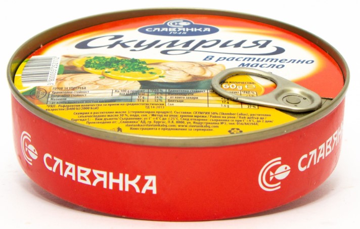 СЛАВЯНКА СКУМРИЯ В ОЛИО 160