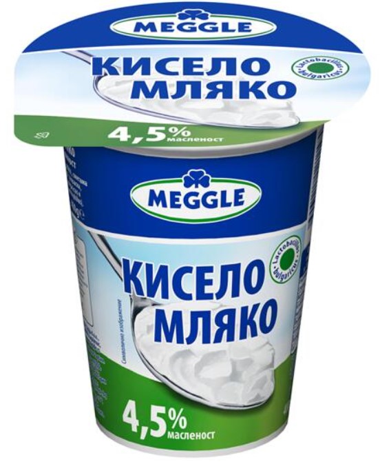 МЕГЛЕ 4.5% КИСЕЛО МЛЯКО 400